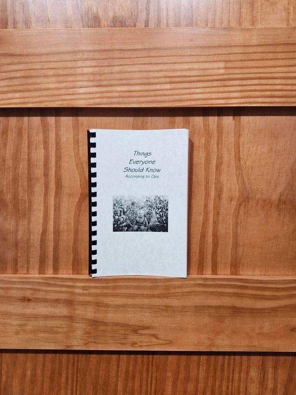 More Things Everyone Should Know According To Opa — book cover